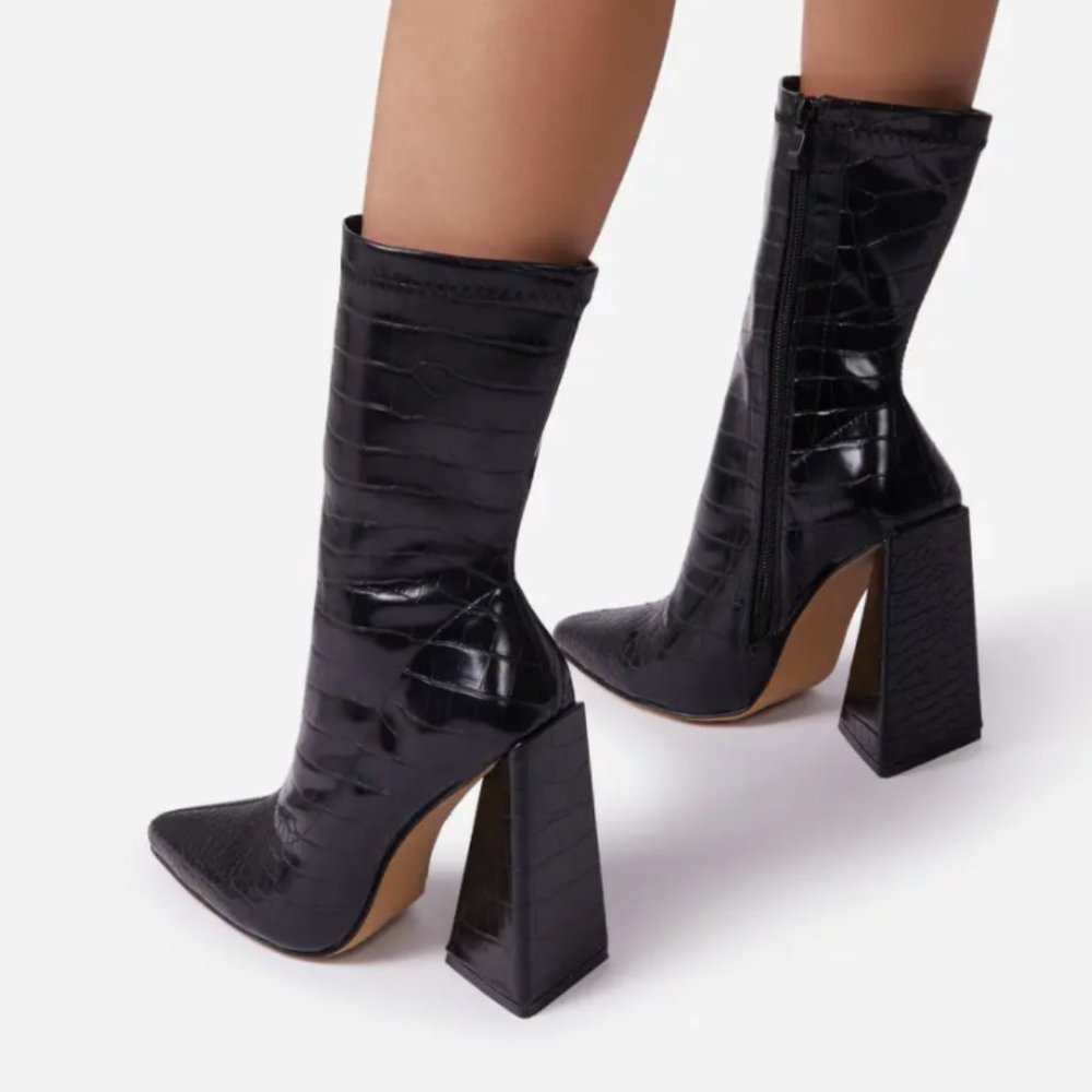 Black Pointed Toe Black Heels